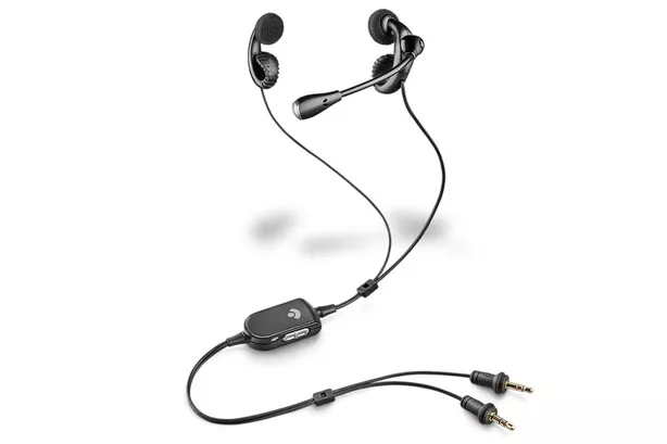 Plantronics .Audio 450 Black In-Ear Earbuds PC Headset Gaming Voice & Music New