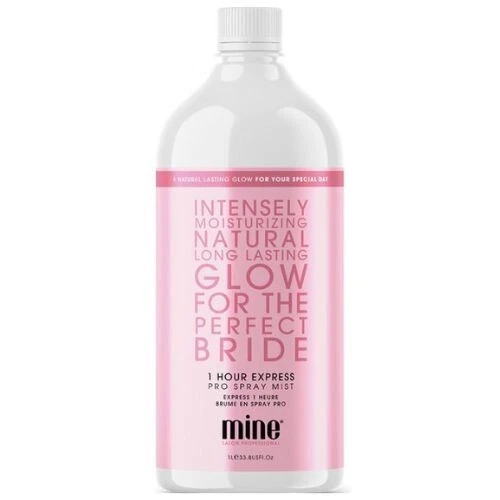 Minetan Perfect Glow Bride 1 ora Pro nebbia spray marrone chiaro 1 litro