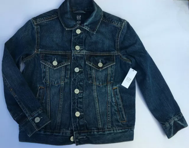 Età 6-7 Bambini Gap Denim Scuro Giacca