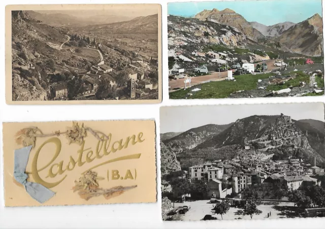 Lot de 8 cpa cpsm des Alpes de Haute Provence 04