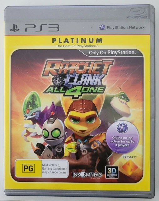 PS3 RATCHET Clank All 4 One inc Manual AUS PAL FAST SHIPPING