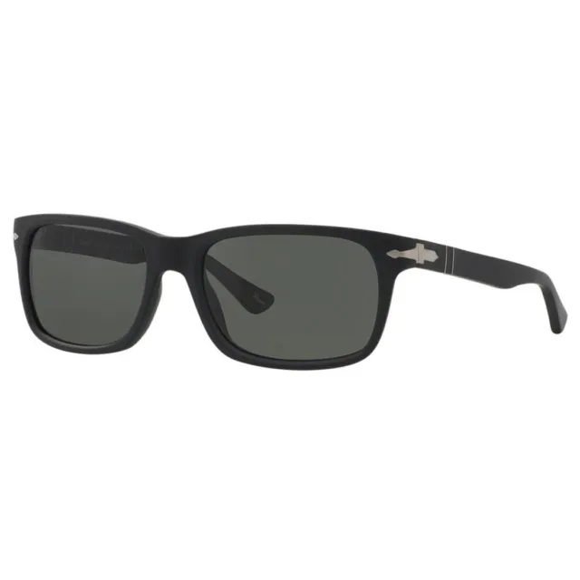 Persol PO3048S Polarized Sunglasses Antique Black/ Grey 58mm