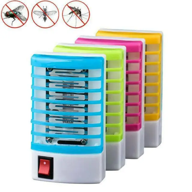 LED Electric UV Mosquito Killer Lamp Fly Bug Insect Repellent Zapper Trap Tool !