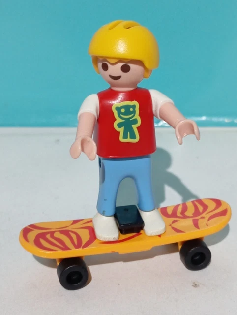 Playmobil 3709 - Enfants Avec Skateboard - Figurines Occasion
