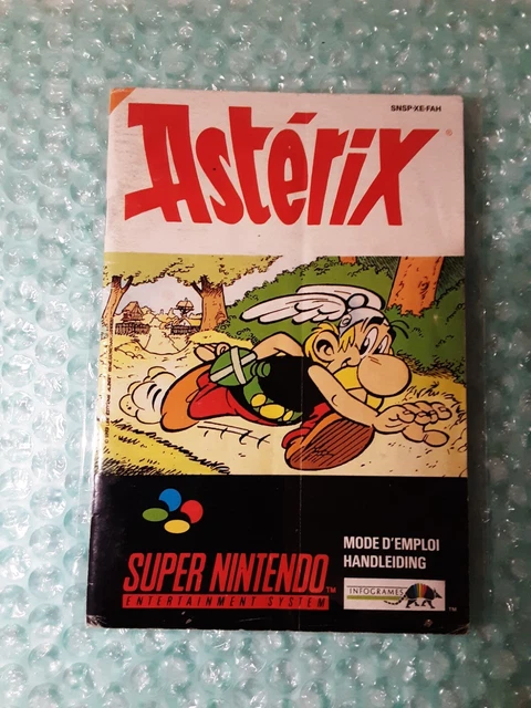super nintendo SNES Super Astérix FAH-version (NOTICE SEUL MANUAL ONLY)