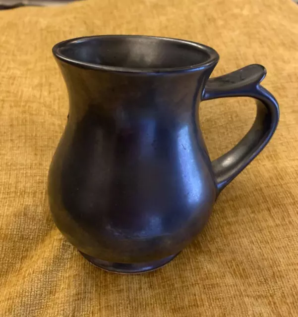 Vintage Prinknash Abbey Pottery Tankard Mug Gun Metal Grey Lustre Glaze