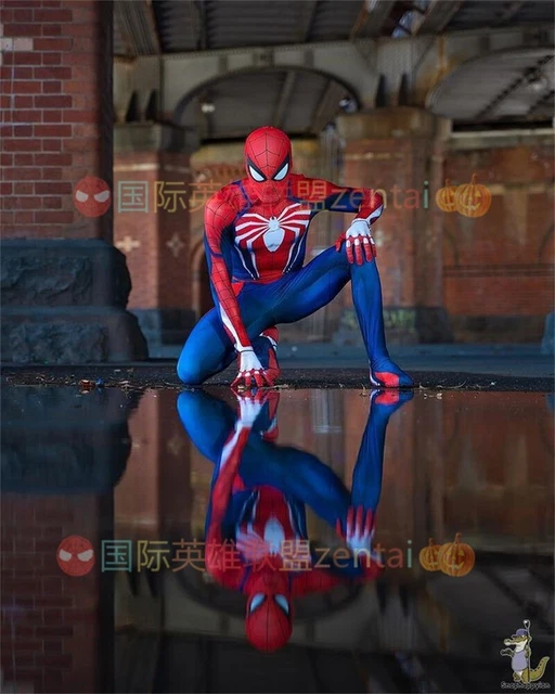 PS4 Punk Spider-Man Cosplay Costume 3D Print Spider Man Zentai For Adult & Kids - Foto 3
