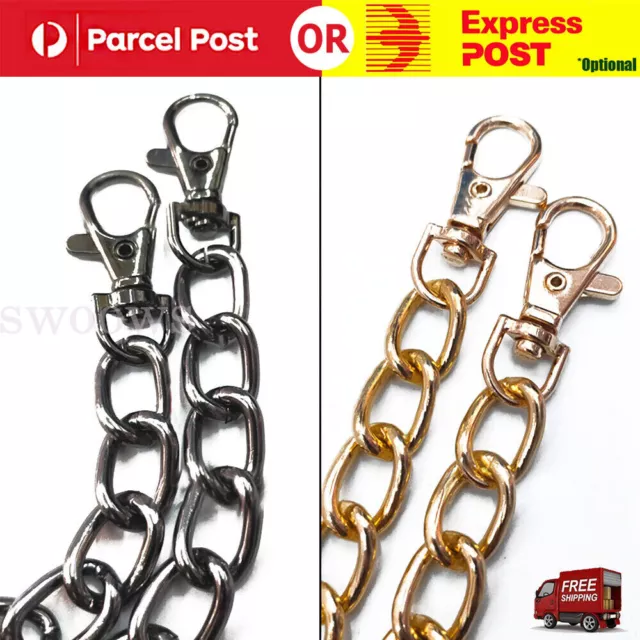 120cm Metal Handbag Shoulder Strap Bag Purse Chain Smooth Crossbody Replacement