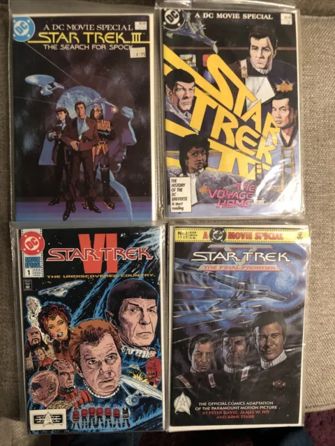 Star Trek Movie Specials DC Comics Lot Of 4