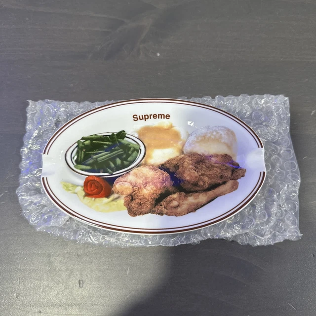 小物 Supreme18SS Chicken dinner plate ashtray Supreme chicken dinner ashtray online