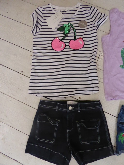 Pacchetto estivo per ragazze età 9-10 anni - Zoo blu, Jasper Conran, M&S, H&M - Nuovo 2