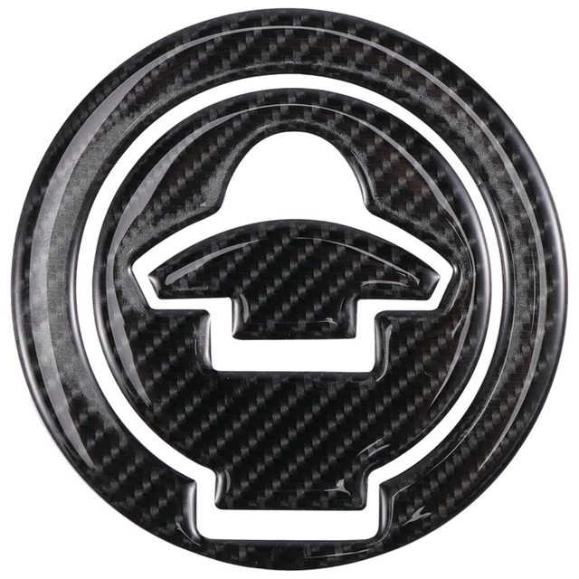 Autocollant Fibre De Carbone Pour Bouchon De Réservoir Moto - 3D, Protection Contre Rayures - Compatible BMW R1200RT, GS, Etc.
