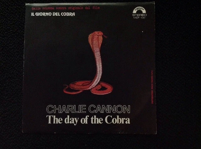 PAOLO VASILE. IL GIORNO DEL COBRA 45Rpm Original Soundtrack Cinevox Italy 1980
