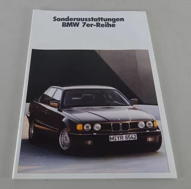 Prospetto/Brochure Opzioni BMW E32 730i/735i/735iL Di 01/1989