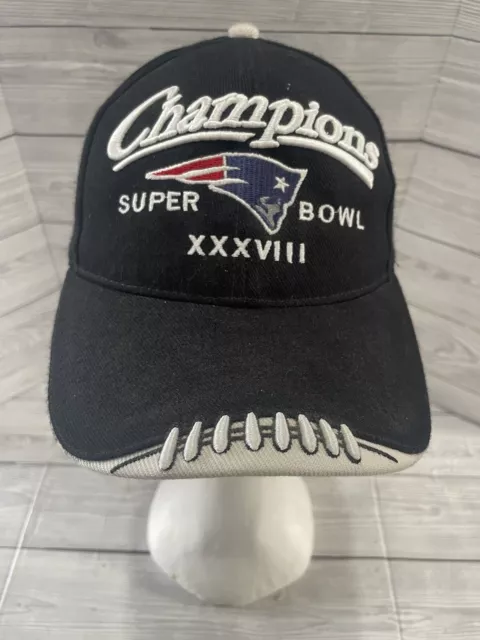 Nfl Super Bowl XXXVIII 38 New England Patriots Champions Hat