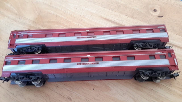 Wagon Voyageur Lima HO N°9126 – The Overland First V & SAR, Très Bon état, Rare