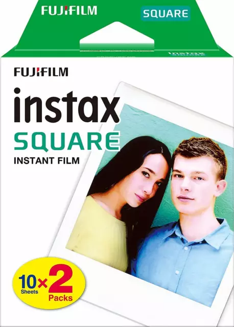 Fuji Instax Square DP Film 2x 20 = 40 Aufnahmen für SQ6 & SQ10 ! Fujifilm 2