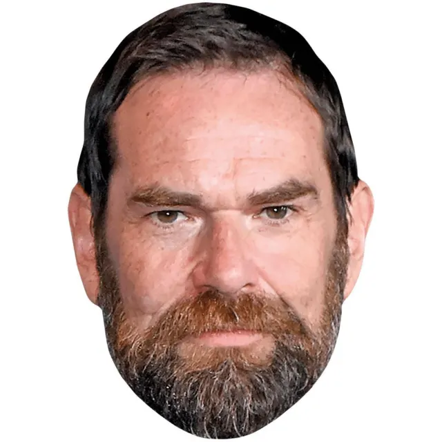 Duncan Lacroix (Beard) Maske aus Karton