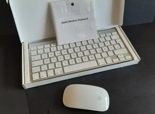 Apple A1314 Wireless Magic Keyboard und A1296 Magic Mouse Top Zustand