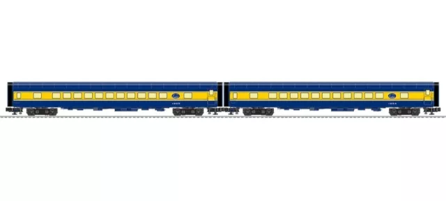 Lionel O Scale 2127010 NYC Xplorer Coach 2 Pack Set