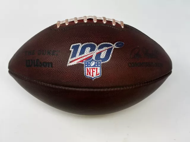 Game Prepped NFL 100yr Edition Game Ball Wilson Duke Official Leather Football
