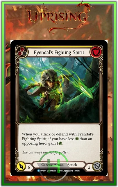 Fyendal's Fighting Spirit Yellow - FAB:Uprising - UPR195 - Carte Anglaise
