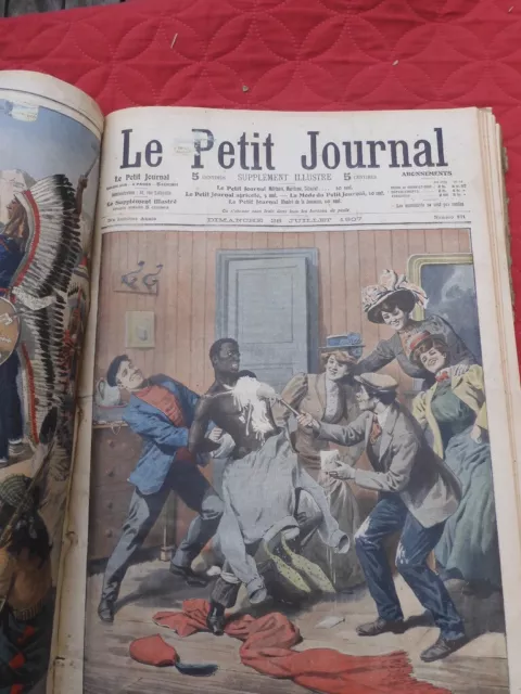 LE PETIT JOURNAL Illustré 1907 ANNEE COMPLETE