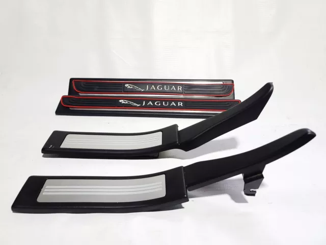 09-15 Jaguar Xf Front Rear Right Rh Left Lh Door Lower Sill Scuff Plate Trim Oem