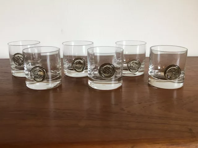 6 exklusive Nachtmann Whiskygläser, Whiskeyglas Motiv Serie Glas Set