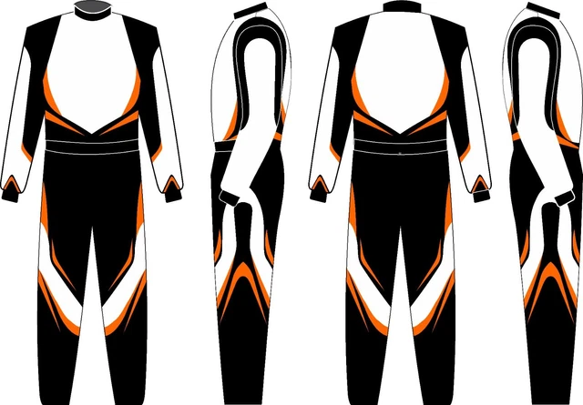 Tuta Go Kart Design Personalizzato con Loghi