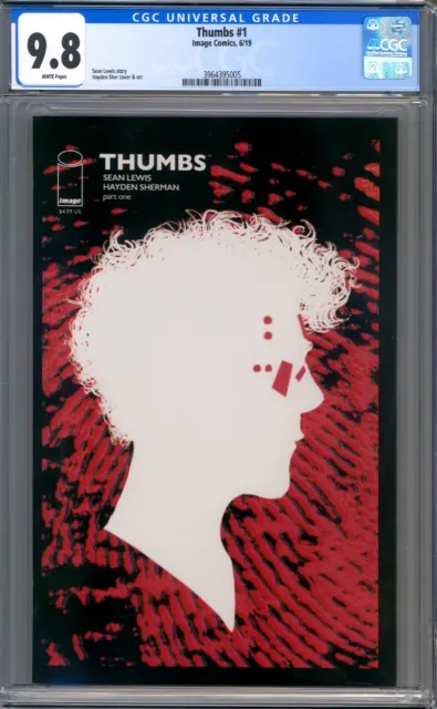 Thumbs #1  Image Comics Todd McFarlane Optioned  1st Print CGC 9.8