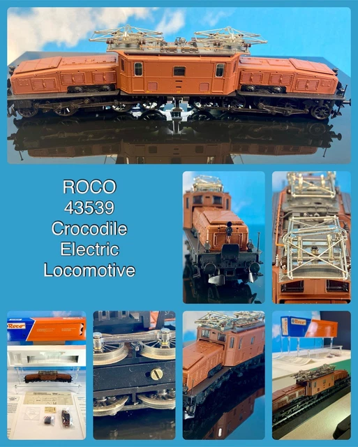 ROCO 43539 HO Scale SBB BE 6/8 Crocodile Electric Tested