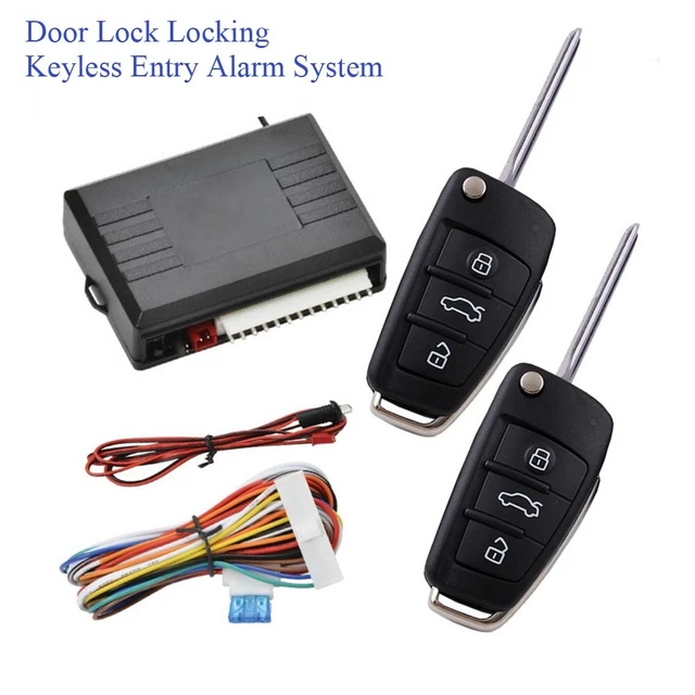 12V Remote Central Door Lock Locking Keyless Entry Alarm System Car Part