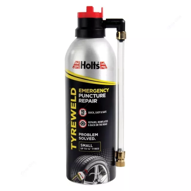 Holts Tyreweld Tyre Weld Emergency Puncture Repair Seals Inflates Tyre 300ml