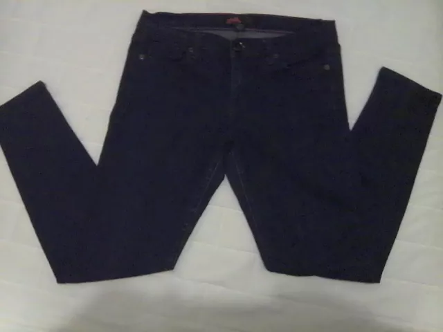 21 Jeans Womens Size 29 Dark Blue Denim Skinny Low Rise Stretch New w/o Tags