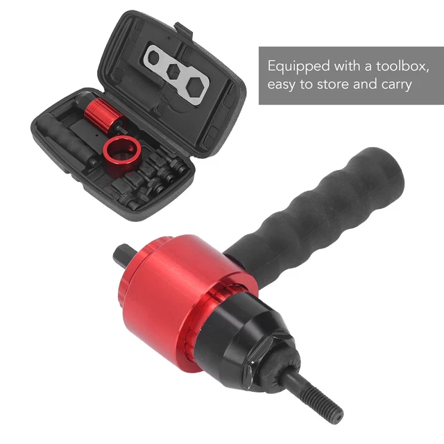 Riveter Adapter Electric Nut Adapter Nut Adapter Including