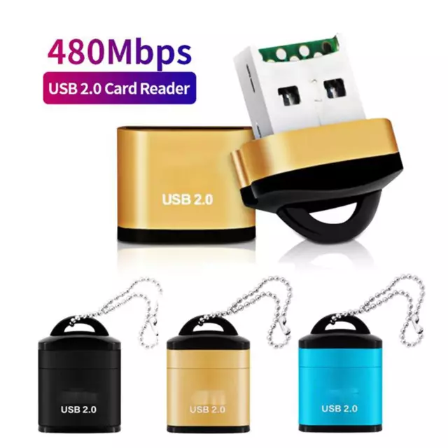 Memory Card Reader Adapter High Speed USB2.0 Reader for Micro SD SDHC SDXC TF