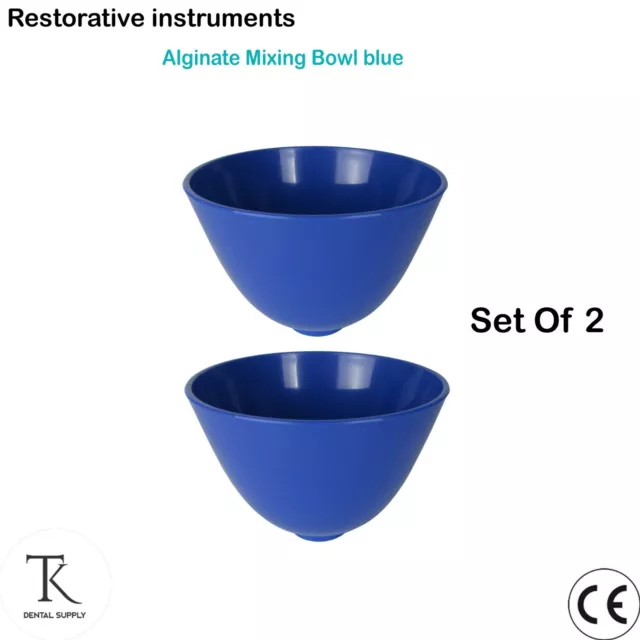 Range Of Dental Mixing Alginate Bowl Blue Flexible Rubber Mixing For Plaster Lab