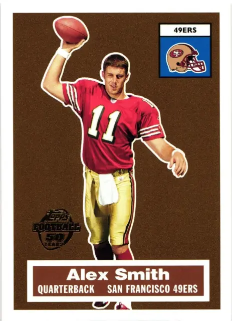 2005 Topps Football 50 Years #16 Of 22 Alex Smith Rc - San Francisco 49Ers