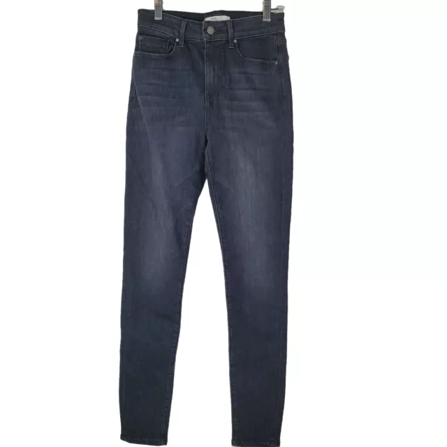 Fidelity Jeans Womens 27 Denim Gwen High Rise Super Skinny Jett Black GUC