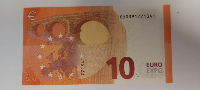 Billet 10 euros Neuf SLOVAQUIE 2014  "EB" - signé Mario Draghi