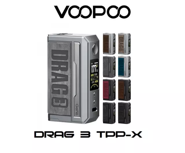 Voopoo Drag 3 TPP-X Akkuträger Box Mod 177W Gene-Chip E-Zigarette