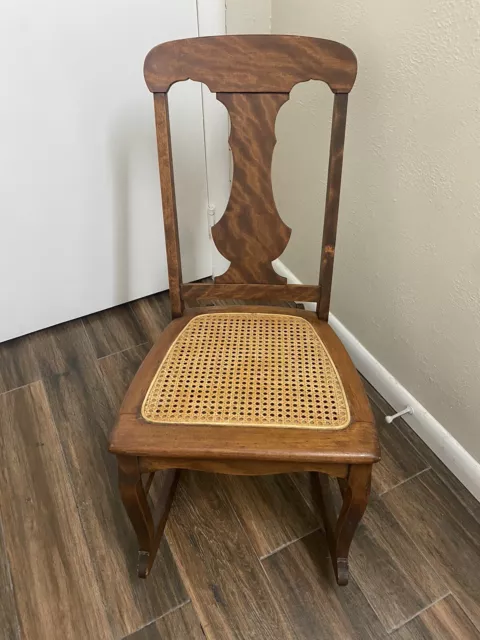 Antique Cane Rocking Chair