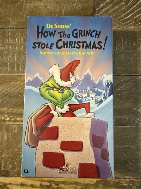 MGM/UA HOME VIDEO Dr. Seuss How The Grinch Stole Christmas VHS 1966 NR £40.57 - PicClick UK
