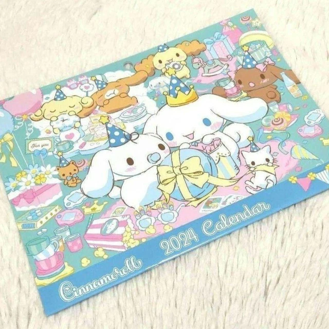 SANRIO CINNAMON ROLL R Cinnamoroll 2024 Wall Calendar A4 Next Year
