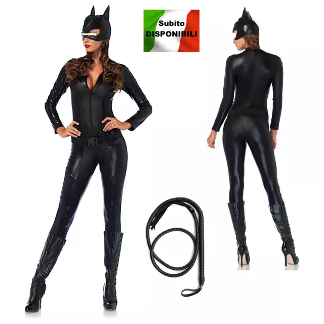 Cat Femme Robe Carnaval Masque Cosplay Costume CATWOM2