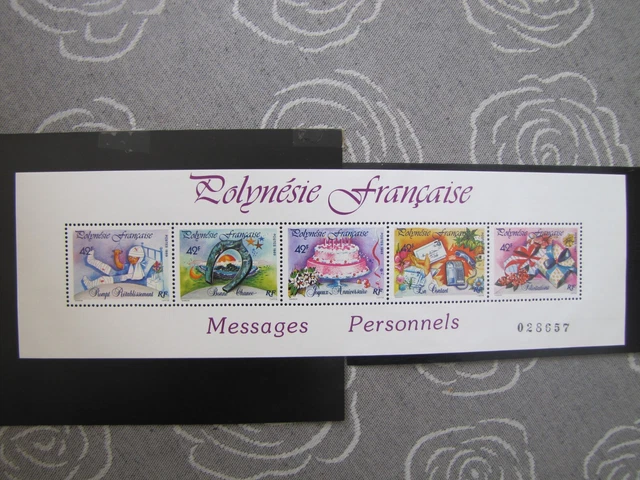 Bloc-feuillet de timbres Saint Pierre et Miquelon N°5 variété neuf