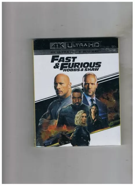 Blu ray 4k Fast and furious Hobbs & Shaw neuf