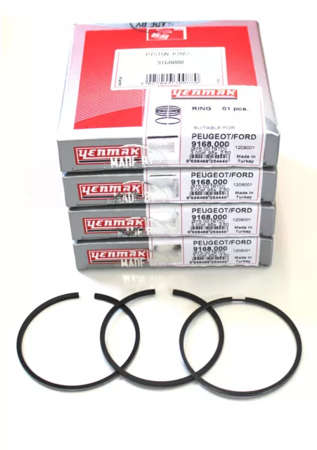 Piston Ring Set for Ford C-Max, Fiesta, Focus & Fusion 1.6 TDCi 16v DV6TED4