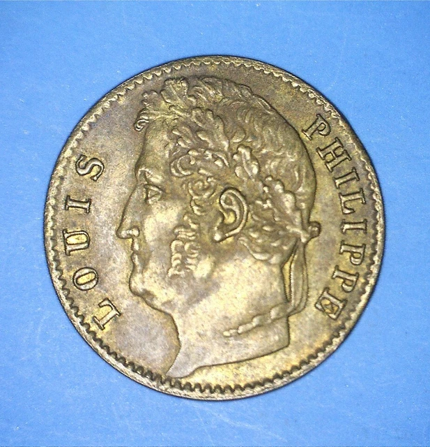 Louis Philippe Laureate Head Left (Lauer) Type 2 Oak Spiel Marke - *90648511 🌈